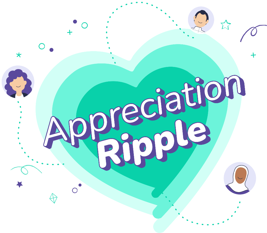 Appreciation ripple campaign logo image