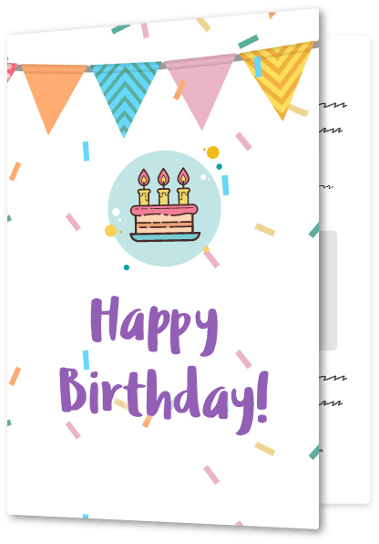 Example birthday card design number 1