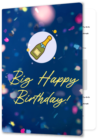 Example birthday card design number 2