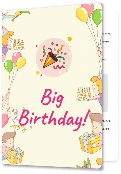 Example birthday card design number 5