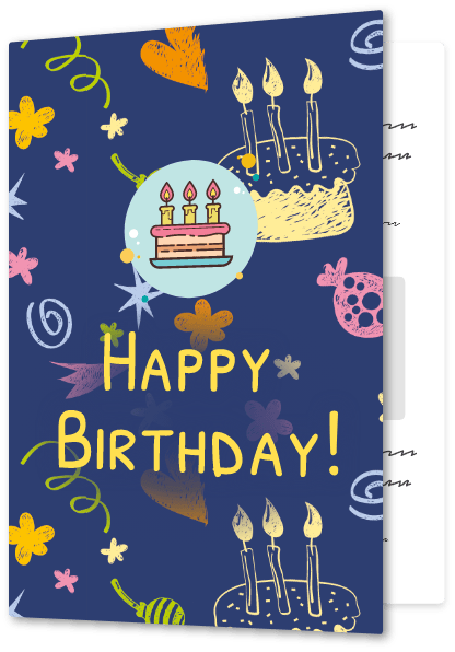 Example birthday card design number 7