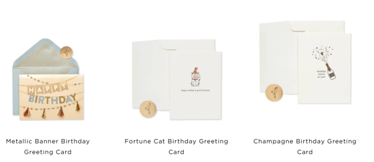 Papyrus greeting cards
