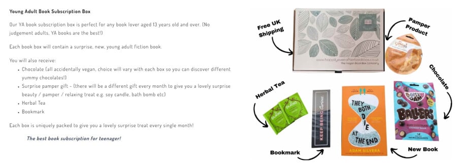 Young Adult Book Subscription Box