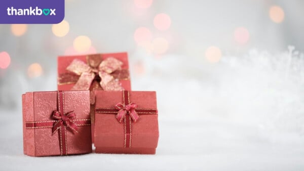 Red Gift Boxes with Bows