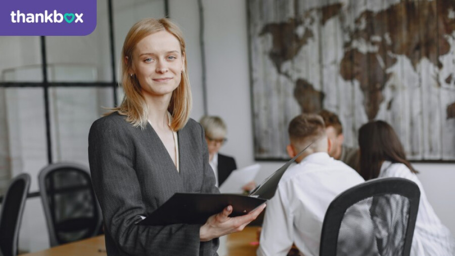 Businesswoman in a meeting