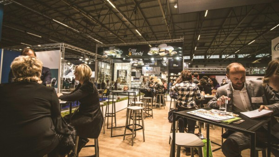 People inside a café